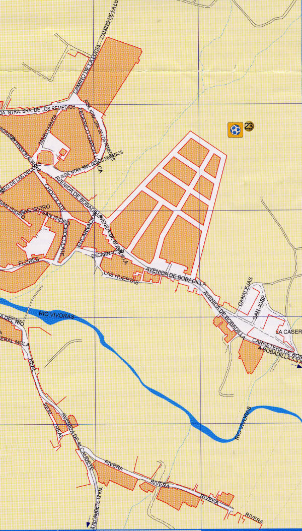 Plano de los Noguerones Zona 2