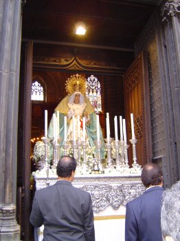 Las costaleras de las Nieves en Barcelona